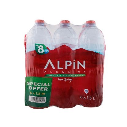 Picture of Alpine Alkaline Spring Natural Mineral Water 6x1.5ltr