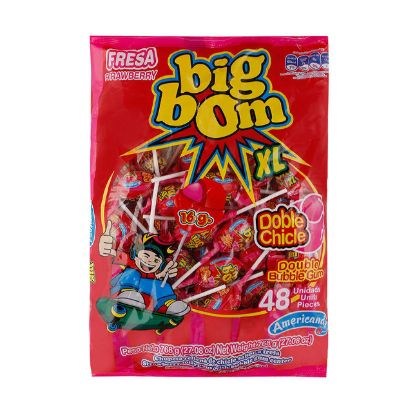 Picture of Big Bomb Xi Lollipop Strawberry 16gm
