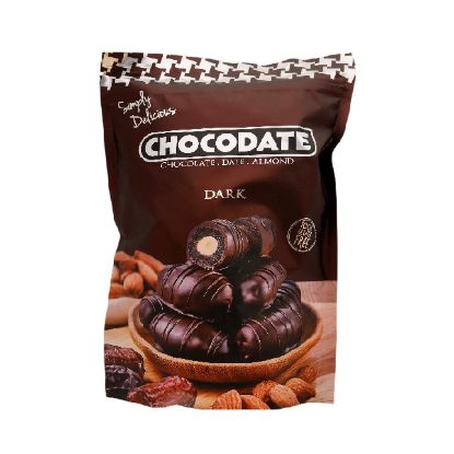 Picture of Chocodate Chocolate, Date, Almond Dark 250gm