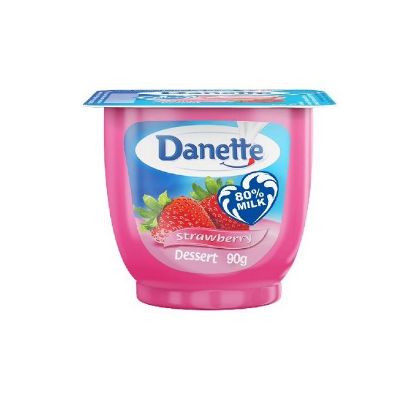 Picture of Danette Strawberry Dessert 80% Milk, 90gm