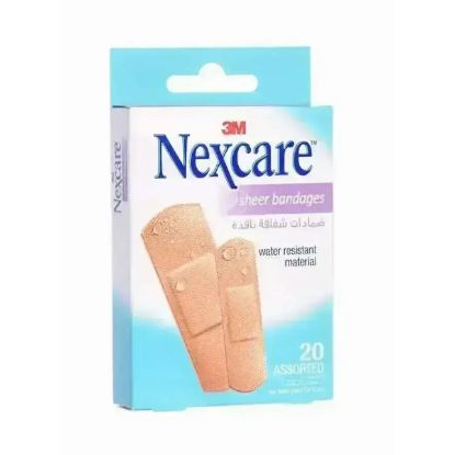 Picture of Nexcare Sheer Bandages Assorted 20's