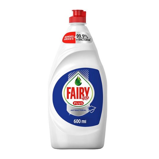 Picture of Fairy Plus Antibacterial Dishwashing Liquid Soap 600ml