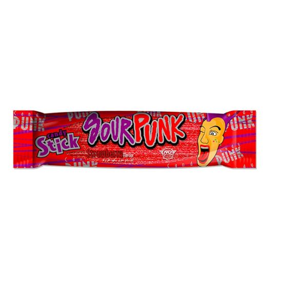 Picture of Hartbeat Sour Punk Candy Stick Strawberry 50gm