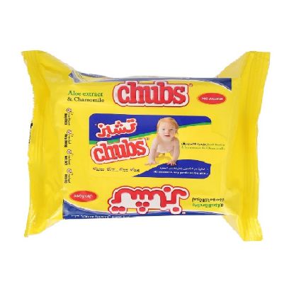 Picture of Chubs Baby Wipes Aloe Extract & Chmomile 20's