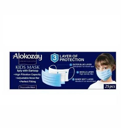 Picture of Alokozay Face Mask Kids 3PLY 25's