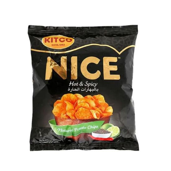 Picture of Kitco Nice Hot & Spicy Potato Chips 14gm