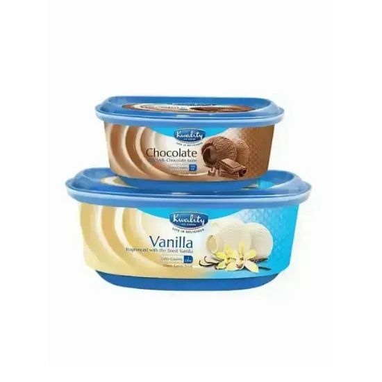 Picture of Kwality Ice Cream Assorted Strawberry & Pistachio 1litre+500ml