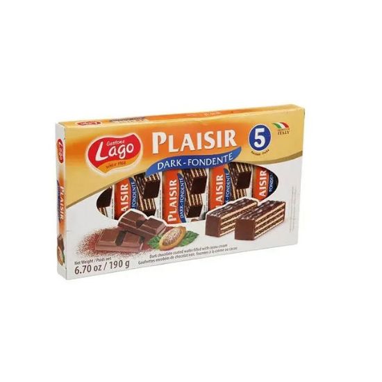 Picture of Gastone Lago Plaisir Dark Chocolate 5x38gm