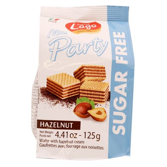 Picture of Gastone Lago Mini Party Sugar Free Wafer Hazelnut Cream 125gm