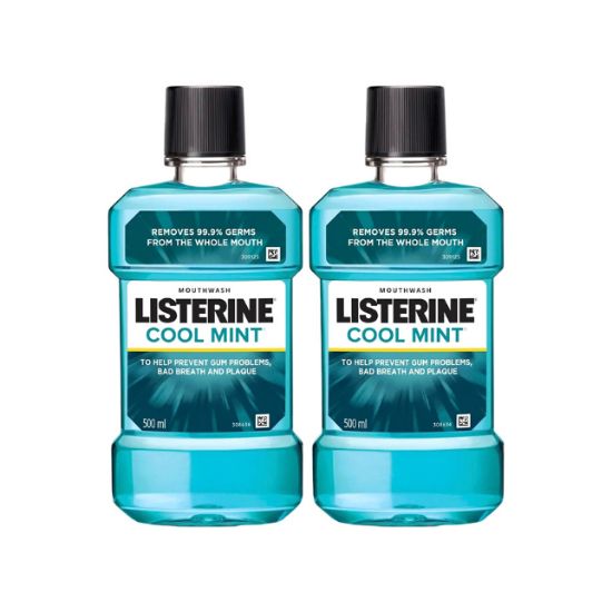 Picture of Listerine Mouthwash Cool Mint 2x500ml
