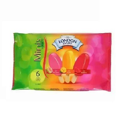 Picture of London Dairy 6 Mini Sorbets 360ml