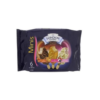 Picture of London Dairy Minis Almond 6x60ml