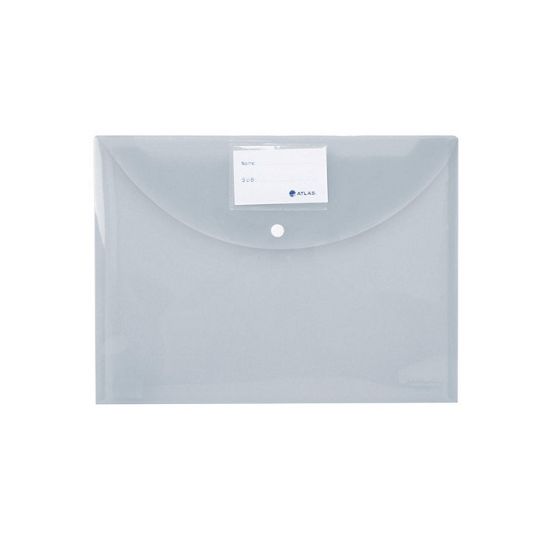 Picture of Atlas Document Bag With Card 10038 White 1pc