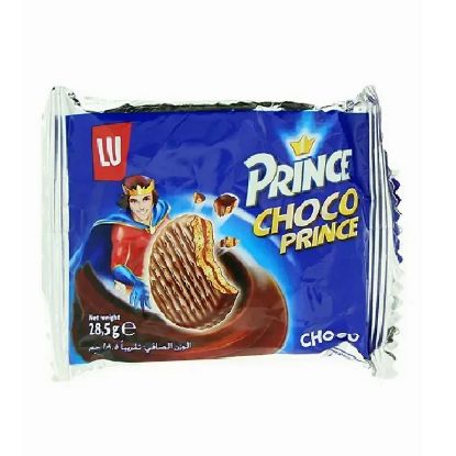 Picture of Lu Prince Sandwich Biscuit With Chocolate Flavour 28.5gm