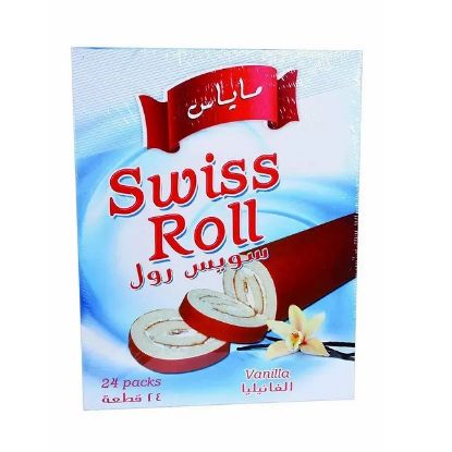 Picture of Maya's Cake Swiss Roll Vanilla 30gm