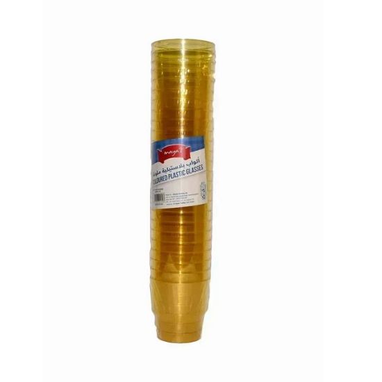 Picture of Maya's Plastic Coloured Glass, Pack of 25
