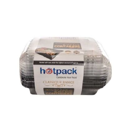 Picture of Hotpack Microwave Rectangular Container 28oz, Pack of 5