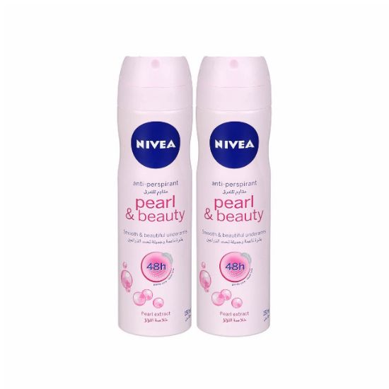 Picture of Nivea Deodorant Spray Pearl & Beauty 150ml, Pack of 2