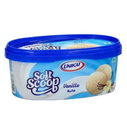 Picture of Unikai Soft Scoop Vanilla Ice Cream 4litre