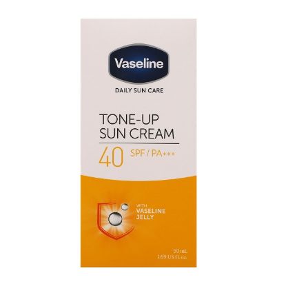 Picture of Vaseline Daily Sun Care Tone Up Sun Cream 40-SPF With Vaseline Jelly 50ml