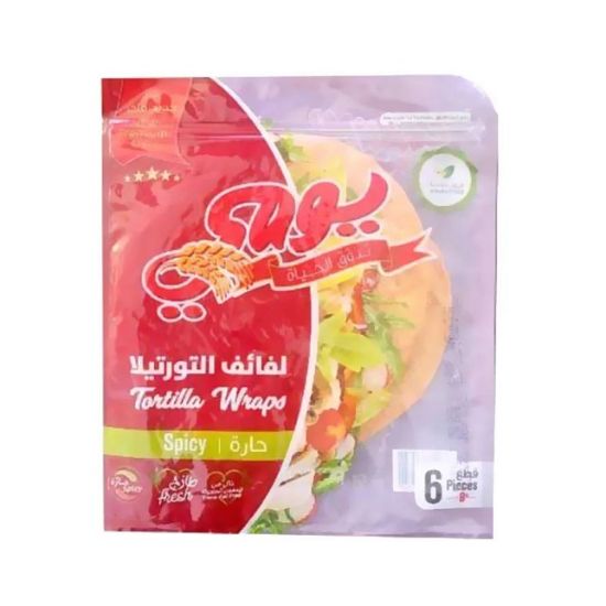 Picture of Yaumi Fresh Tortilla Wraps Spicy 240gm