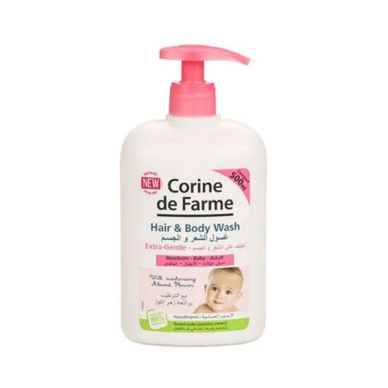 Picture of Corine De Farme Hair & Body Wash Extra Gentle 500ml