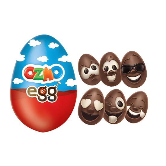 Picture of Solen Ozmo Chocolate Egg Faces 20gm