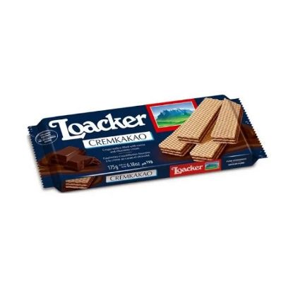 Picture of Loacker Cremkakao Crispy Wafers Filled With Chocolte Cream No Trans Fats 175gm