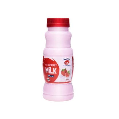 Picture of Al Ain Farms Full Cream Strawberry Milk, 250ml