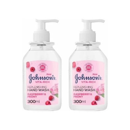 Picture of Johnson Hand Wash Raspberry Peony 2x300ml