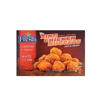 Picture of Farm Fresh Frozen Chicken Zing Nuggets 420gm