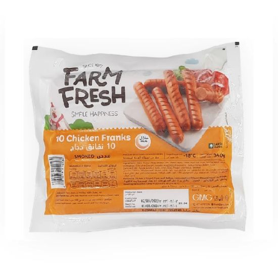 Picture of Farm Fresh 10Chicken Franks 340gm