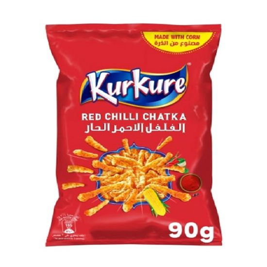 Picture of Kurkure Chips Red Chilli Chtka 90gm
