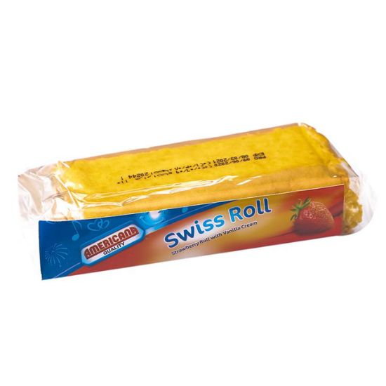 Picture of Americana Swiss Roll Strawberry Large 125gm