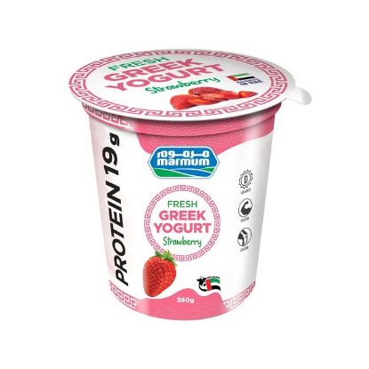 Picture of Marmum Yogurt Greek Strawberry, 360gm