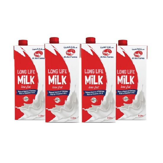 Picture of Al Ain Milk Long Life Low Fat 4x1ltr