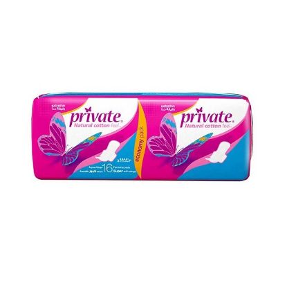 Picture of Private Natural Cotton Feel Super With Wings 16pads