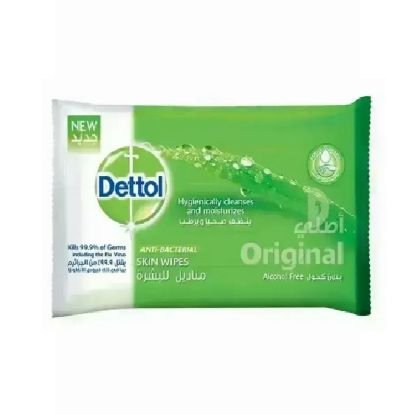 Picture of Dettol Anti-Bacterial Skin Wipes Original 10's 1Pack