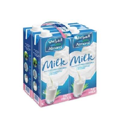 Picture of Almarai UHT Fat Free Milk 1ltr Pack of 4