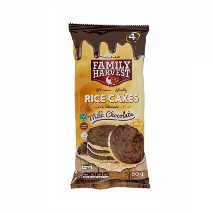 Picture of Family Harvest Rice Cake Milk Chocolate 60gm