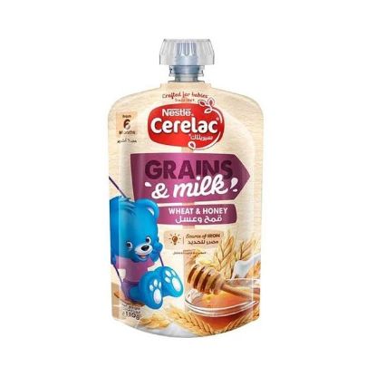 Picture of Nestle Cerelac Grains & Milk Wheat & Honey  110gm