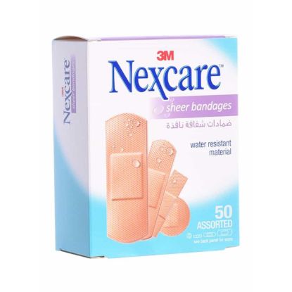 Picture of Nexcare Bandage Sheer Assorted 50's