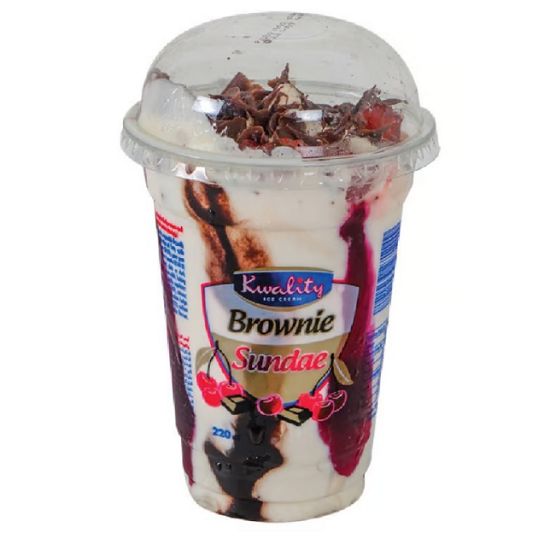 Picture of Kwality Brownie Sundae Ice Cream 220ml