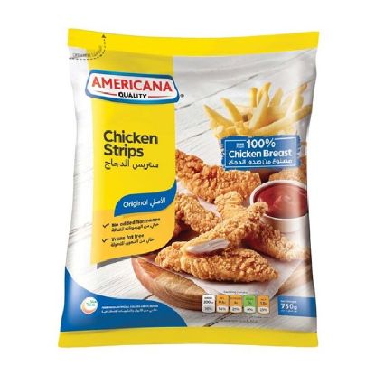 Picture of Americana Frozen Chicken Strip Plain 750gm