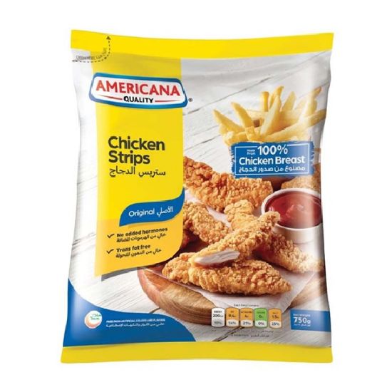 Picture of Americana Frozen Chicken Strip Plain 750gm
