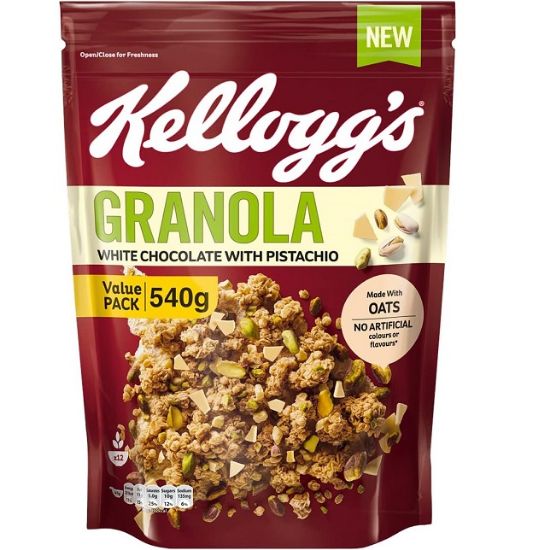 Picture of Kellogg's Granola White Chocolate With Pistachio 540gm