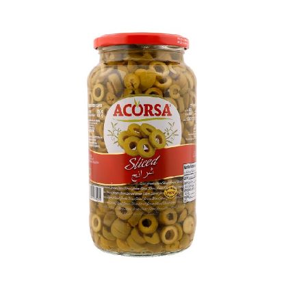 Picture of Acorsa Olives Green Sliced Jar 450gm