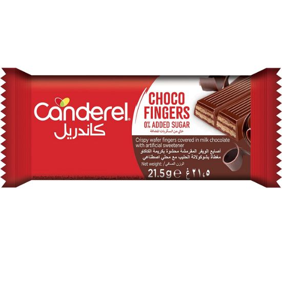 Picture of Canderel Wafer Chocolate Fingers 21.5gm