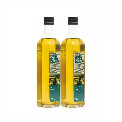 Picture of Rahma Spanish Oil Pomace Oil With Extra Virgin Olive Oil Glass Bottle 2x500ml