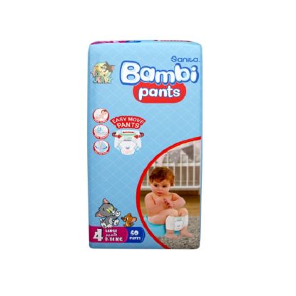 Picture of Santia Bambi Baby Pants Large 4 8-14kg 50's